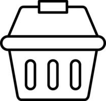 Shopping Basket Vector Icon