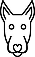 Bull Terrier Vector Icon