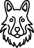 German Shepherd Vector Icon