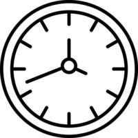 icono de vector de reloj