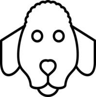 caniche vector icono