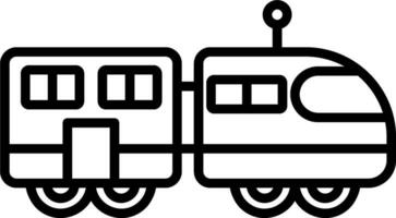 icono de vector de tren