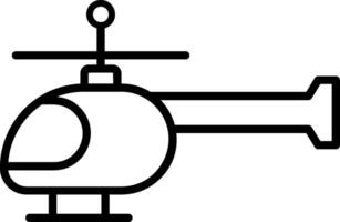 Helicopter Vector Icon