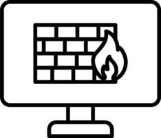 Firewall Vector Icon