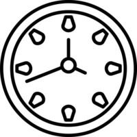 icono de vector de reloj