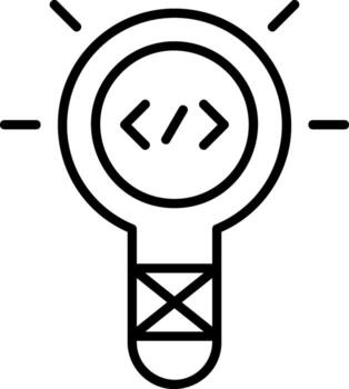 icono de vector de idea