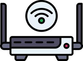 icono de vector de enrutador wifi