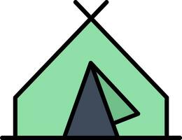 Tent Vector Icon