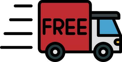 Free Delivery Vector Icon