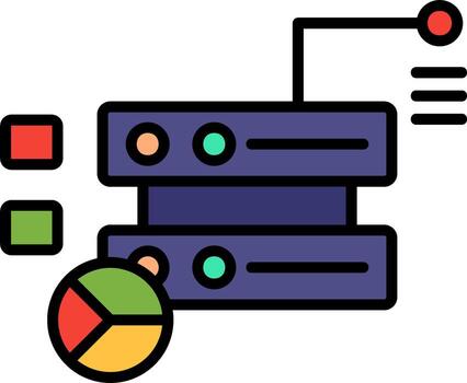 icono de vector de base de datos