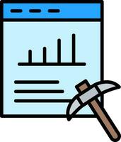 Data Mining Vector Icon