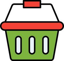 Shopping Basket Vector Icon