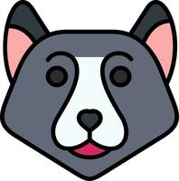 malamute vector icono