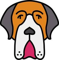 Saint Bernard Vector Icon