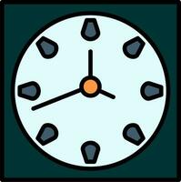 icono de vector de reloj