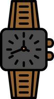 reloj, vector, icono vector