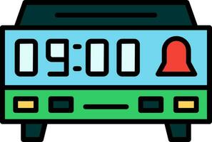 Digital Clock Vector Icon