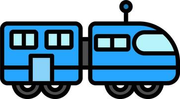 icono de vector de tren