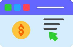 Pay Per Click Vector Icon