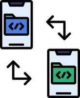 Data Transfer Vector Icon