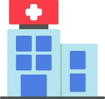 icono de vector de hospital