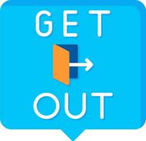 Get Out Vector Icon