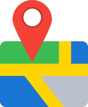 icono de vector de mapa
