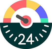 Speedometer Vector Icon