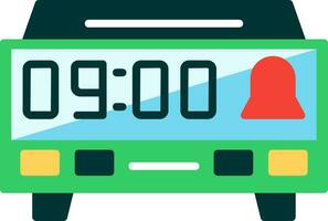 Digital Clock Vector Icon