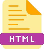 icono de vector html