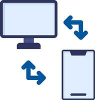 File Transfer Vector Icon
