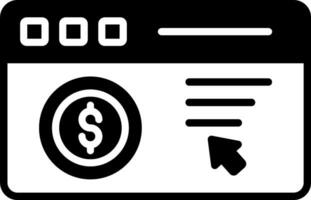 Pay Per Click Vector Icon