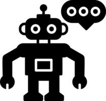 chatbot vector icono