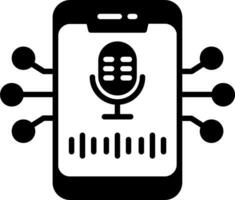 Voice Assistant Vector Icon