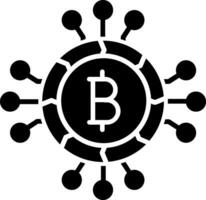 icono de vector de criptomoneda