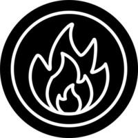 Flammable Vector Icon