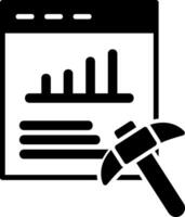 Data Mining Vector Icon