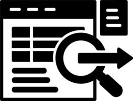 Data Query Vector Icon
