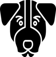 Jack Russell terrier vector icono