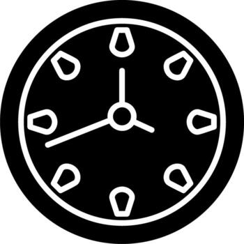 icono de vector de reloj