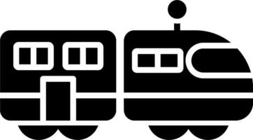 icono de vector de tren