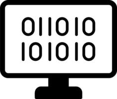 Binary Code Vector Icon