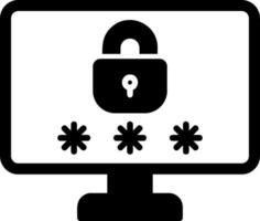 icono de vector de seguridad