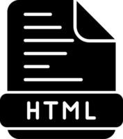 icono de vector html