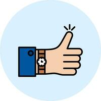 Thumbs Up Vector Icon