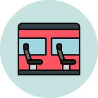 icono de vector de asiento