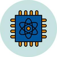 Quantum Computing Vector Icon