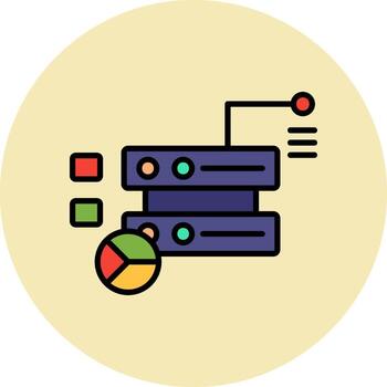 icono de vector de base de datos