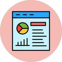 Data Monitoring Vector Icon