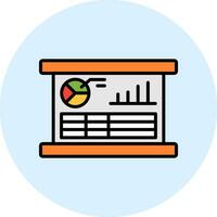 Data Presentation Vector Icon